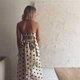 The Clio Wrap Skirt Reworked From Deadstock Silk Spot