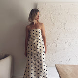 The Clio Wrap Skirt Reworked From Deadstock Silk Spot