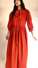 Sadie Maxi Dress in Rust Cord by Minkie Studio