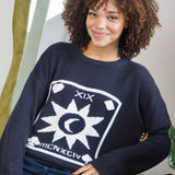 Tarot Crew Neck Cotton Sweater
