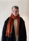 Lambswool Scarf in Rust Melange by TBCo.