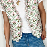 Dianne Cotton Woodblock Quilted Waistcoat