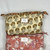 Rose No Waste Jumbo Wash Bag in Terracotta