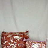 Rose No Waste Jumbo Wash Bag in Terracotta