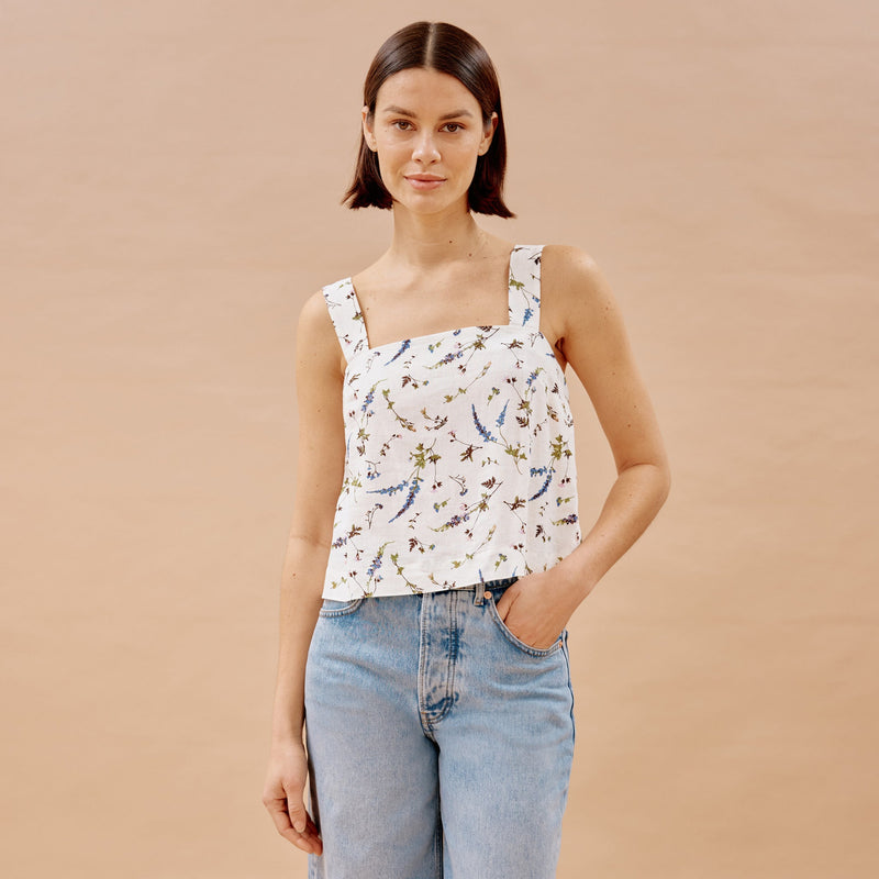 Spring Pressed Floral Top by Albaray