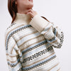 Fair Isle Turtle Neck Jumper by Albaray