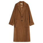 Tan Wool Coat by Albaray