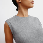 Grey Knitted Tank Top by Albaray