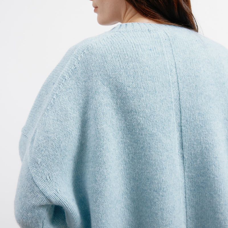 Blue Merino Wool Jumper by Albaray