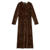 Animal Velvet Midi Dress by Albaray