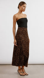 Animal Velvet Midi Skirt by Albaray