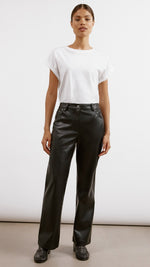 Vegan Leather Jeans by Albaray