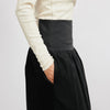 Cord & Jersey Skirt by Albaray