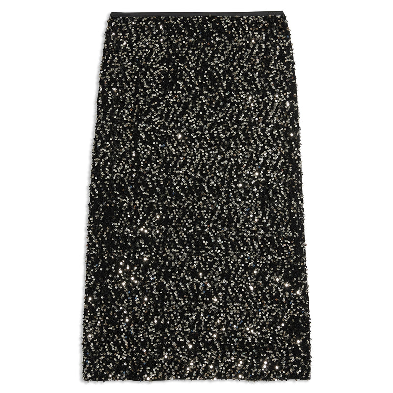 Velvet Sequin Maxi Skirt by Albaray