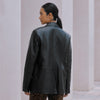 Leather Blazer by Albaray