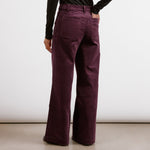 Burgundy Cord Wide Leg Trouser by Albaray