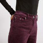 Burgundy Cord Wide Leg Trouser by Albaray