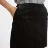 Black Cord Short Skirt by Albaray