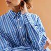 Blue Stripe Shirt by Albaray