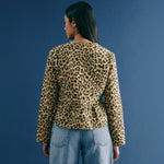 Animal Print Quilted Jacket by Albaray