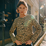 Animal Print Quilted Jacket by Albaray