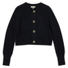 Black Cropped Cardigan by Albaray