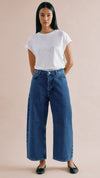 Relaxed Mid-Rise Barrel Jeans by Albaray