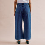 Relaxed Mid-Rise Barrel Jeans by Albaray