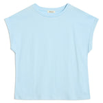 Blue Roll Back T Shirt by Albaray