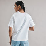 White Boxy T-Shirt by Albaray