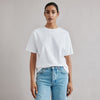 White Boxy T-Shirt by Albaray