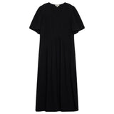 Flowy long A-line summer maxi dress crafted from soft, breathable cotton fabric.
