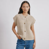Chunky Knit Waistcoat by Albaray