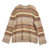 Wool blend fair isle jumper featuring timeless knit pattern and cosy fit  