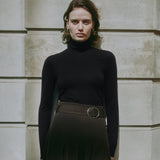 Black Jersey Turtleneck by Albaray