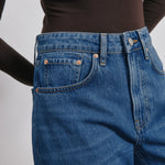 Relaxed fit jeans crafted from blue denim, ideal everyday trousers  