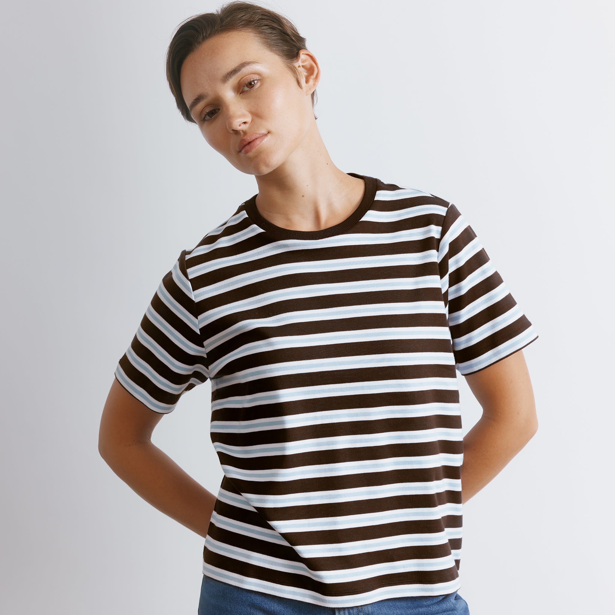 Striped T Shirt by Albaray