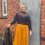 Fairisle Yoke Jumper in Cosmos