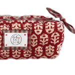 Rizo No Waste Make-Up Bag in Chilli Red by 46 Stitch