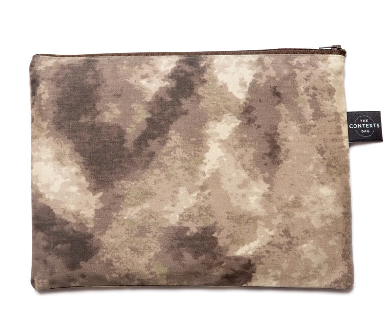 Camo Pouch A3 by The Contents Bag