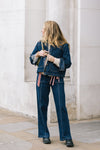 Denim Jean with Patch Pockets and a Bootcut Leg by Mirla Beane