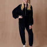 Ceto Velour Jumpsuit