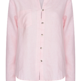 Pink Linen Shirt by No Emotions