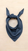 Merino Triangle Scarf in Navy by TBCo.