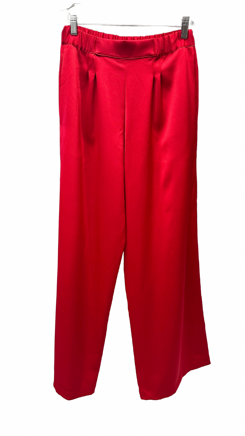 Jerome Red Satin Trouser