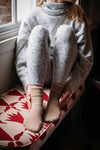 Soft Beige Cashmere Bed Socks by Rosie Sugden