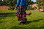 Petticoat Skirt In Tartan Brights by Justine Tabak