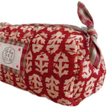 Rizo No Waste Make-Up Bag in Chilli Red