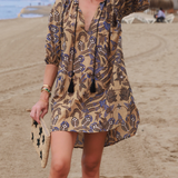 Mini Beach Dress in Batik Solo by Arifah Studio