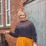 Fairisle Yoke Jumper in Cosmos